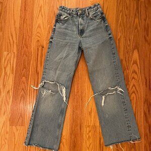 Zara Wide Leg Jeans - light wash